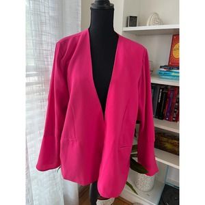 NWT Just Fab Pink Blazer | 1X